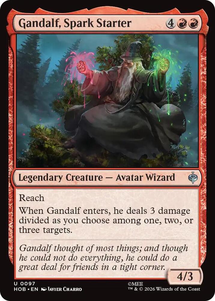 Gandalf, Spark Starter 97 (The Hobbit)  - Foil | Good Games Morley