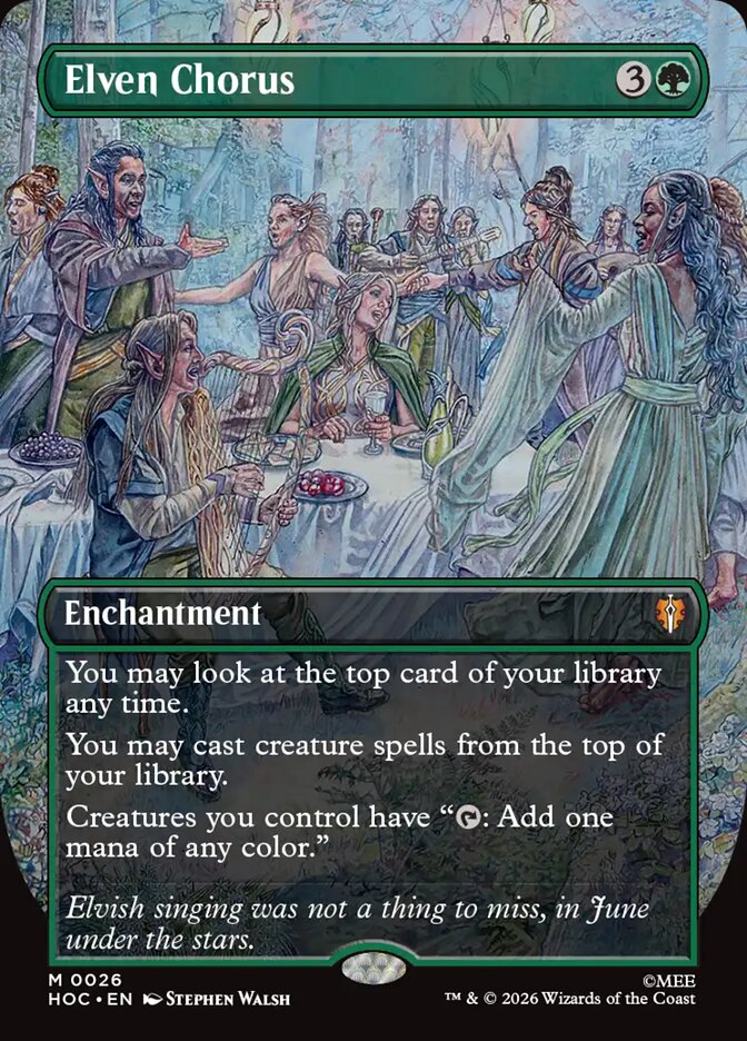 Elven Chorus 26 (The Hobbit: Eternal-Legal)  - Borderless | Good Games Morley
