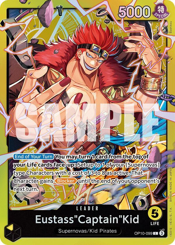 Eustass"Captain"Kid OP10-099 (Starter Deck 36: YELLOW Eustass"Captain"Kid)  - Foil | Good Games Morley