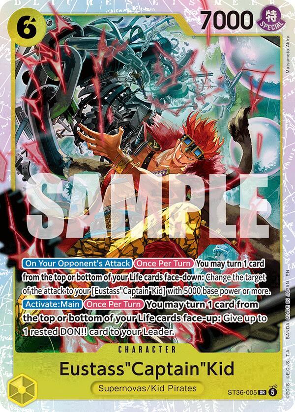 Eustass"Captain"Kid ST36-005 (Starter Deck 36: YELLOW Eustass"Captain"Kid)  - Foil | Good Games Morley