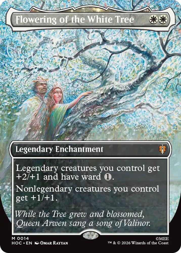 Flowering of the White Tree 14 (The Hobbit: Eternal-Legal)  - Borderless Foil | Good Games Morley