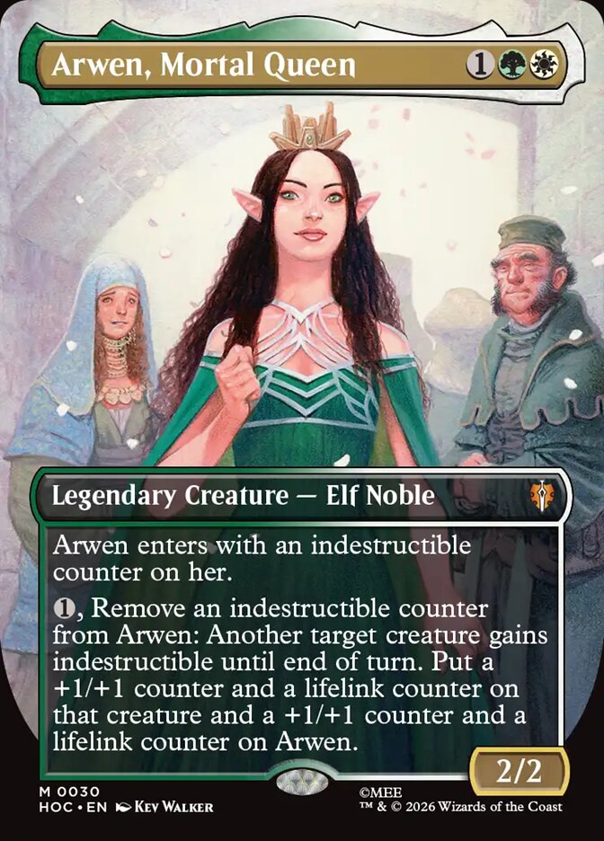 Arwen, Mortal Queen 30 (The Hobbit: Eternal-Legal)  - Borderless Foil | Good Games Morley
