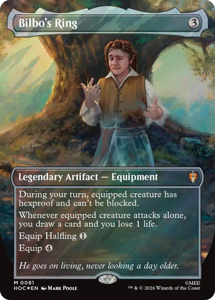 Bilbo's Ring 81 (The Hobbit: Eternal-Legal)  - Borderless Surge Foil | Good Games Morley