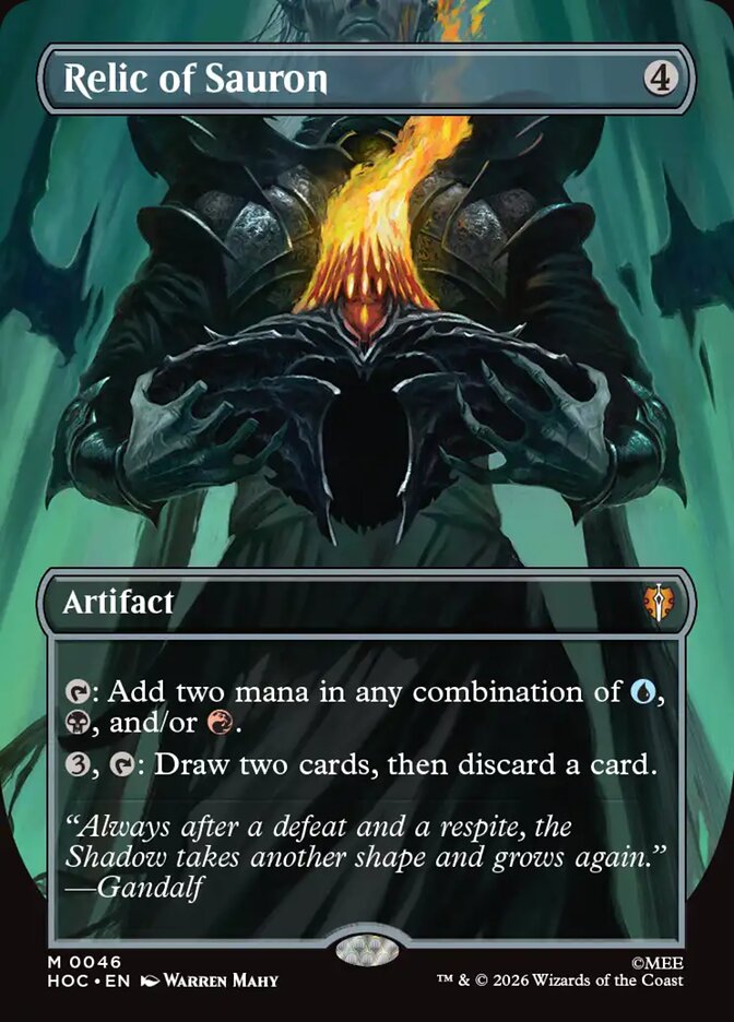 Relic of Sauron 46 (The Hobbit: Eternal-Legal)  - Borderless Foil | Good Games Morley