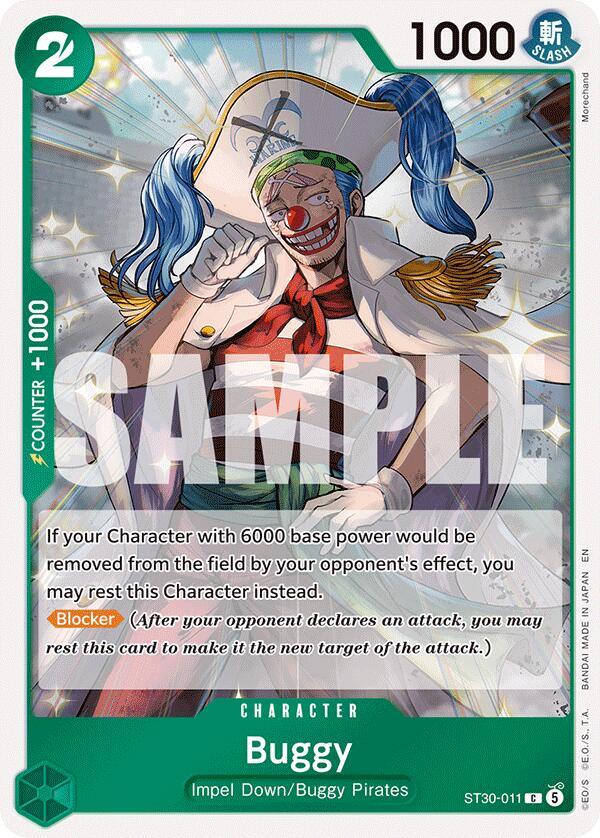Buggy ST30-011 (Starter Deck EX: Luffy & Ace)  - Foil | Good Games Morley