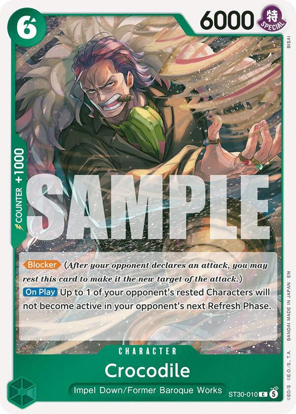 Crocodile ST30-010 (Starter Deck EX: Luffy & Ace)  - Foil | Good Games Morley
