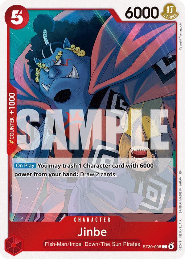 Jinbe ST30-006 (Starter Deck EX: Luffy & Ace)  - Foil | Good Games Morley