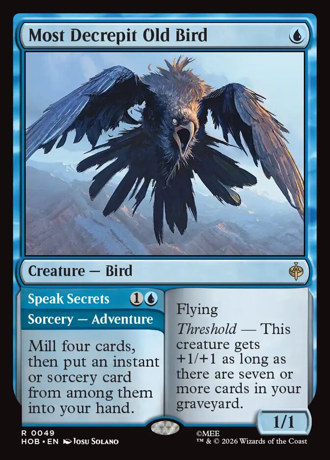 Most Decrepit Old Bird // Speak Secrets 49 (The Hobbit)  - Foil | Good Games Morley