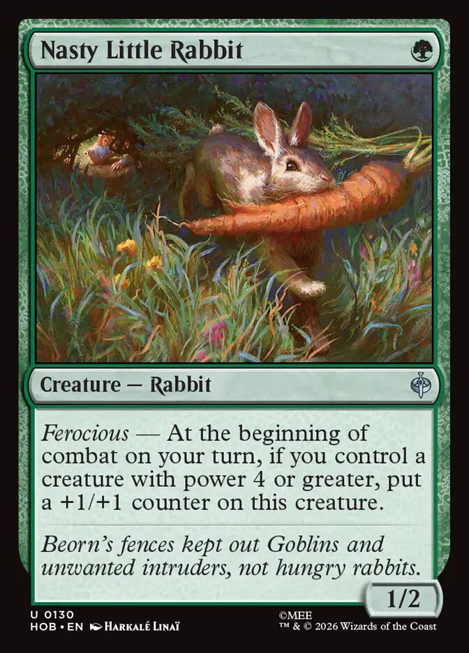 Nasty Little Rabbit 130 (The Hobbit)  - Foil | Good Games Morley