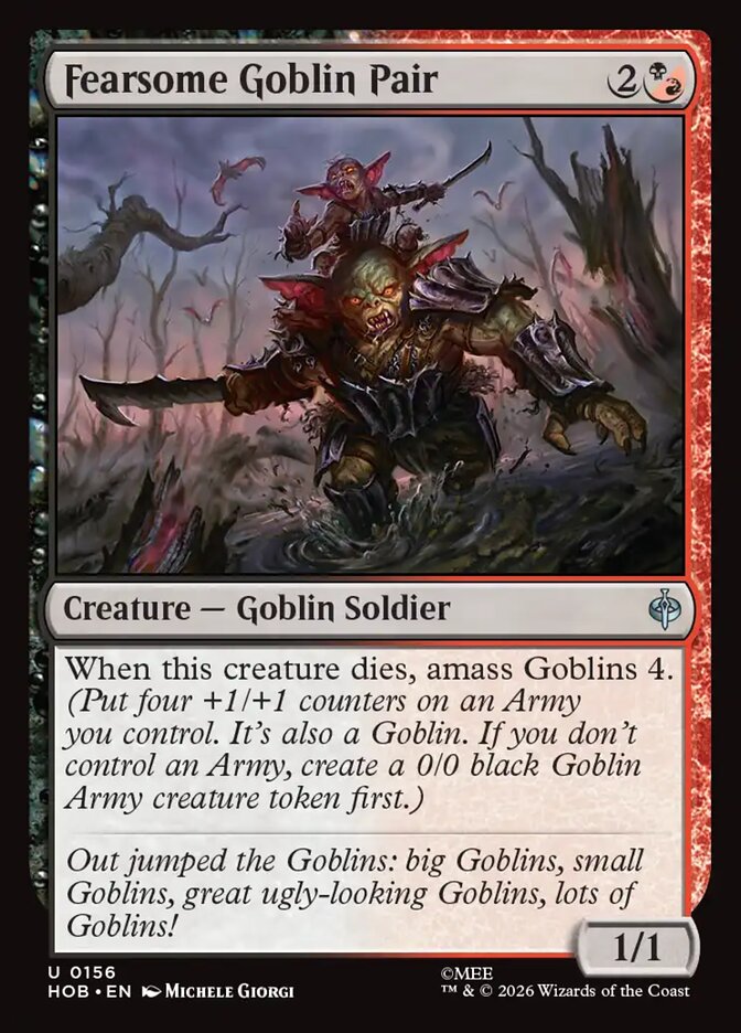 Fearsome Goblin Pair 156 (The Hobbit)  - Foil | Good Games Morley