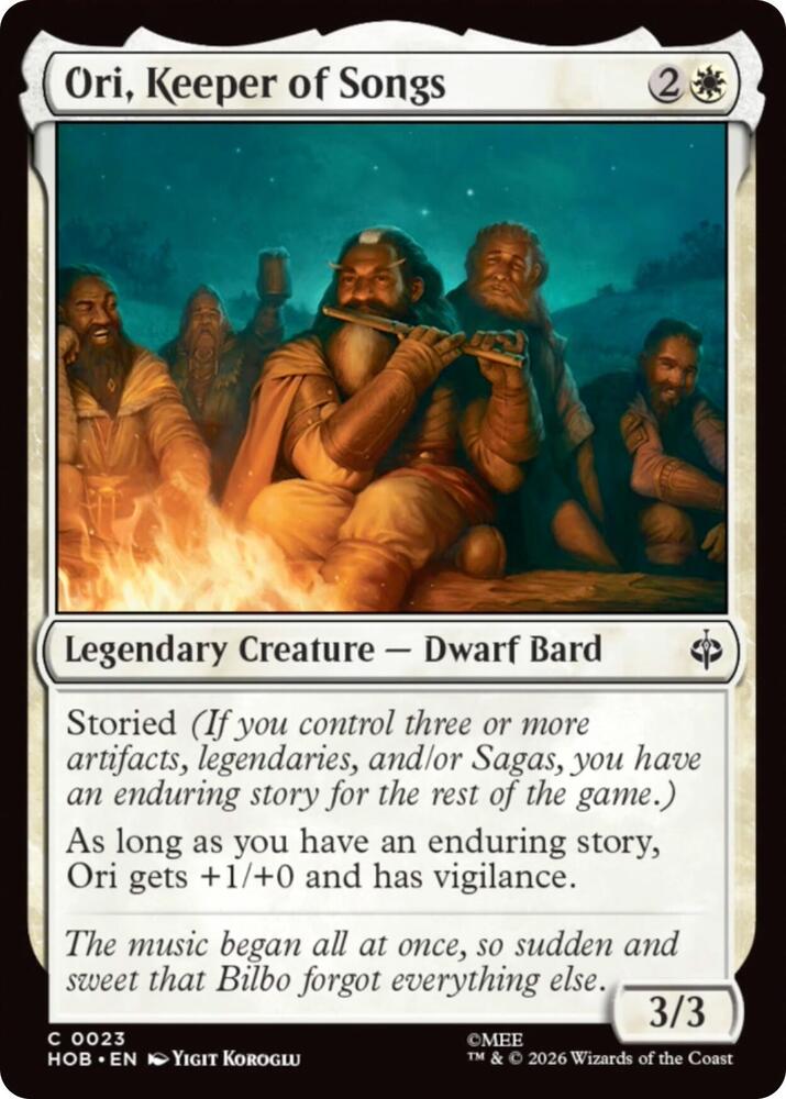 Ori, Keeper of Songs 23 (The Hobbit)  - Foil | Good Games Morley