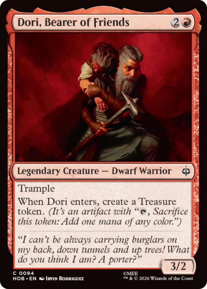 Dori, Bearer of Friends 94 (The Hobbit)  - Foil | Good Games Morley