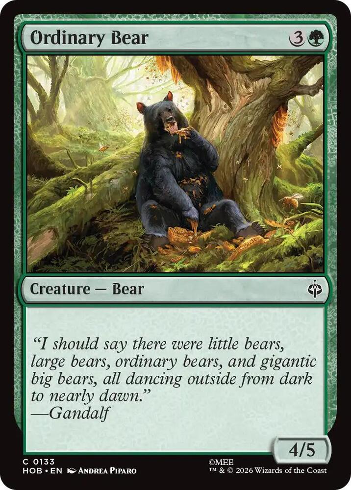 Ordinary Bear 133 (The Hobbit)  - Foil | Good Games Morley