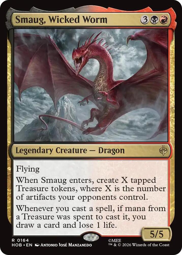 Smaug, Wicked Worm 164 (The Hobbit)  - Foil | Good Games Morley