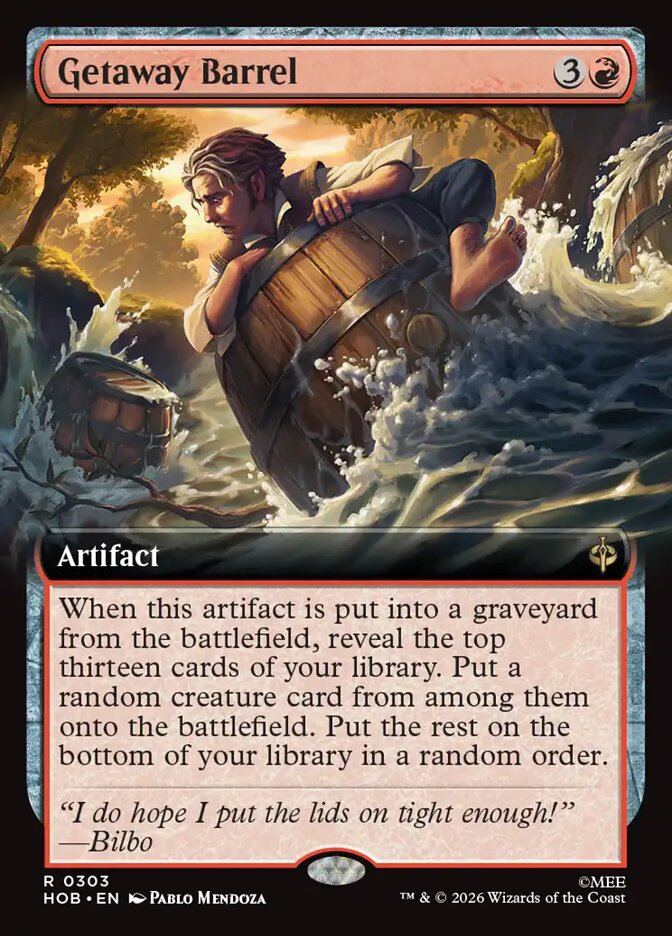 Getaway Barrel 303 (The Hobbit)  - Extended Art | Good Games Morley