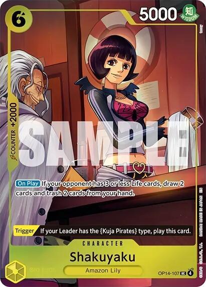 Shakuyaku One Piece Card Game Illustration Box Vol 7 OP14-107 (One Piece Promotion Cards)  - Foil | Good Games Morley