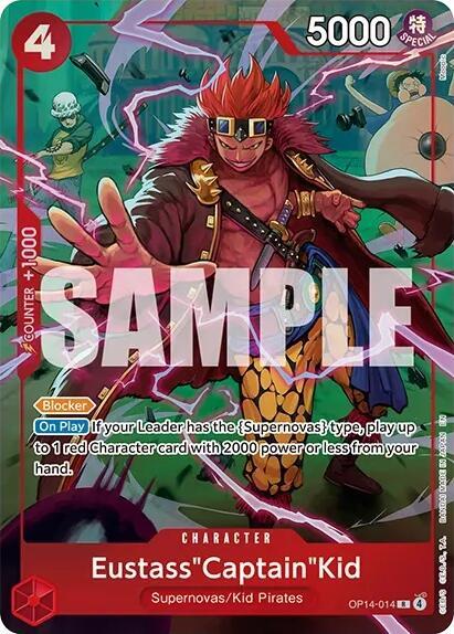 EustassCaptainKid One Piece Card Game Illustration Box Vol 8 OP14-014 (One Piece Promotion Cards)  - Foil | Good Games Morley