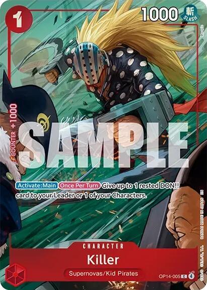 Killer One Piece Card Game Illustration Box Vol 8 OP14-005 (One Piece Promotion Cards)  - Foil | Good Games Morley