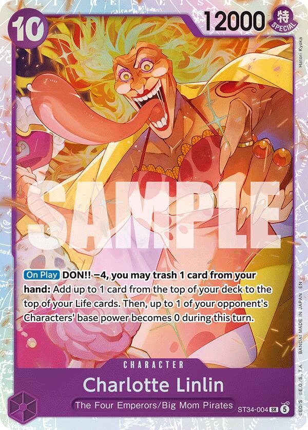Charlotte Linlin ST34-004 (Starter Deck 34: PURPLE Charlotte Katakuri)  - Foil | Good Games Morley