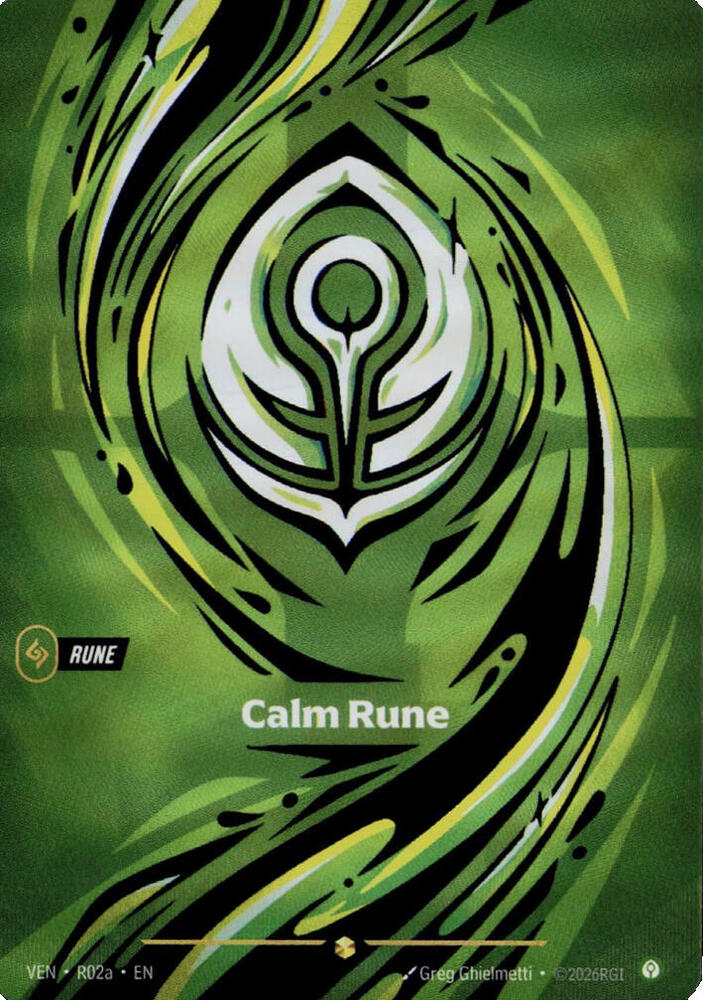 Calm Rune R02a (Vendetta)  - Foil | Good Games Morley