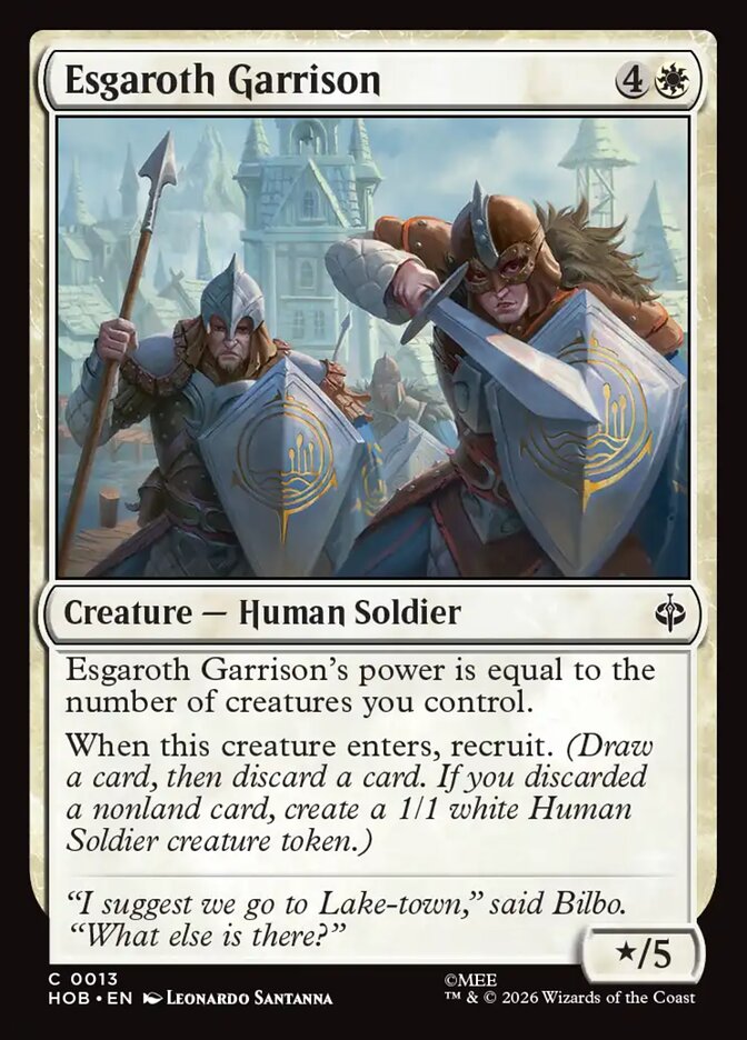 Esgaroth Garrison 13 (The Hobbit)  - Foil | Good Games Morley