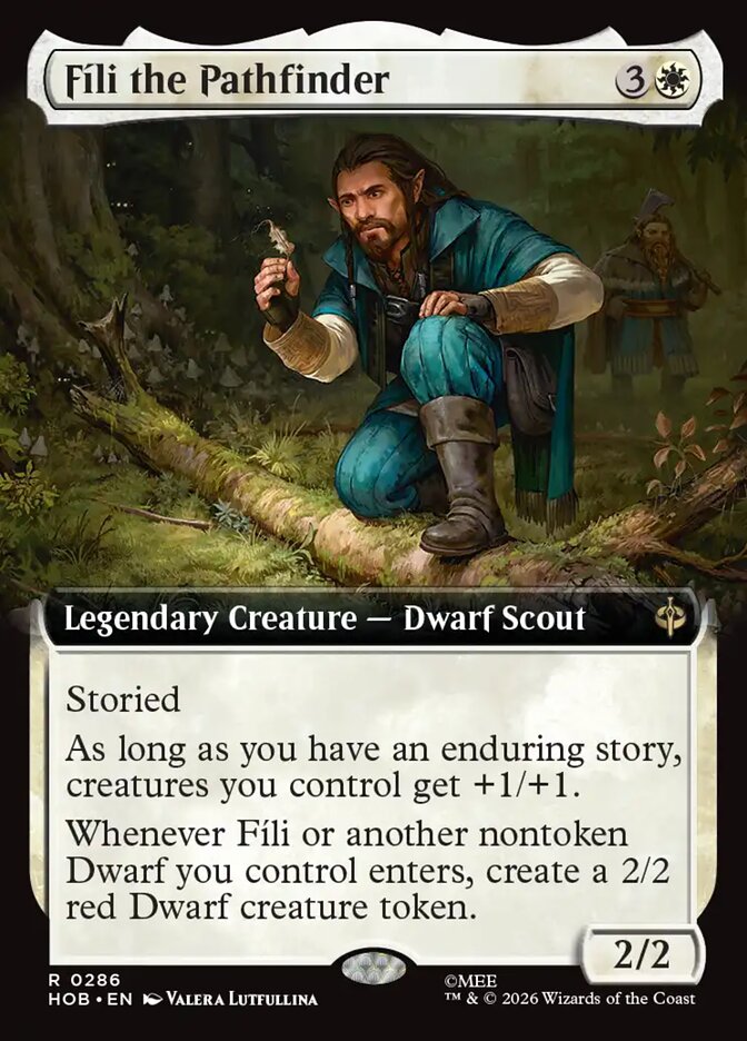 Fíli the Pathfinder 286 (The Hobbit)  - Extended Art Foil | Good Games Morley