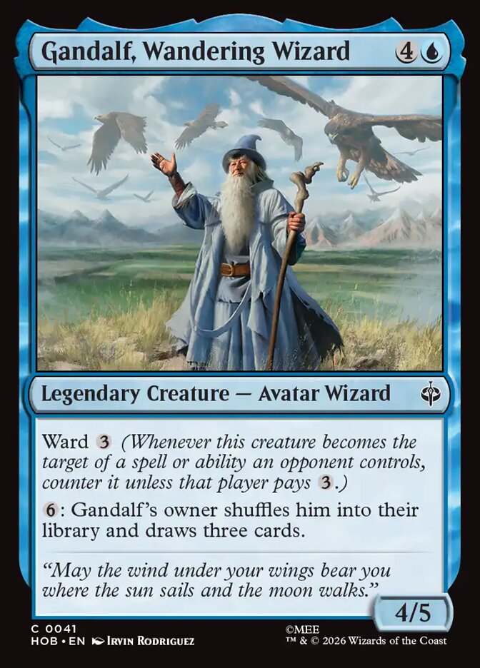 Gandalf, Wandering Wizard 41 (The Hobbit)  - Foil | Good Games Morley