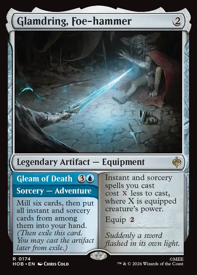 Glamdring, Foe-hammer // Gleam of Death 174 (The Hobbit)  | Good Games Morley