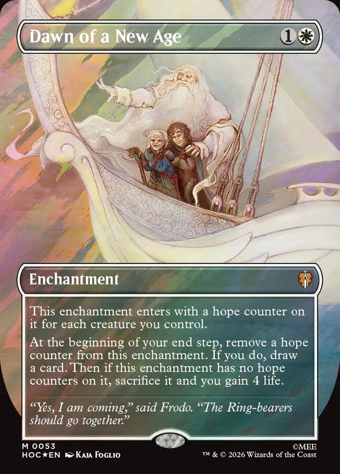 Dawn of a New Age 53 (The Hobbit: Eternal-Legal)  - Borderless Surge Foil | Good Games Morley
