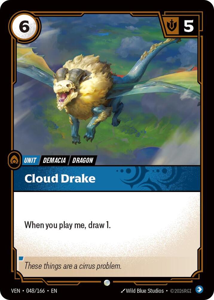 Cloud Drake 048/166 (Vendetta)  - Foil | Good Games Morley