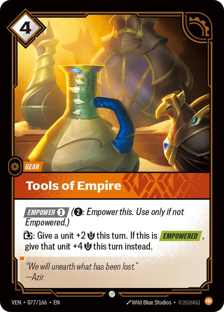 Tools of Empire 077/166 (Vendetta)  - Foil | Good Games Morley