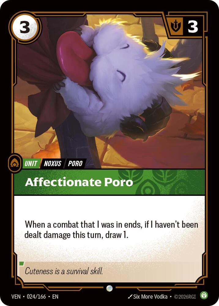 Affectionate Poro 024/166 (Vendetta)  - Foil | Good Games Morley