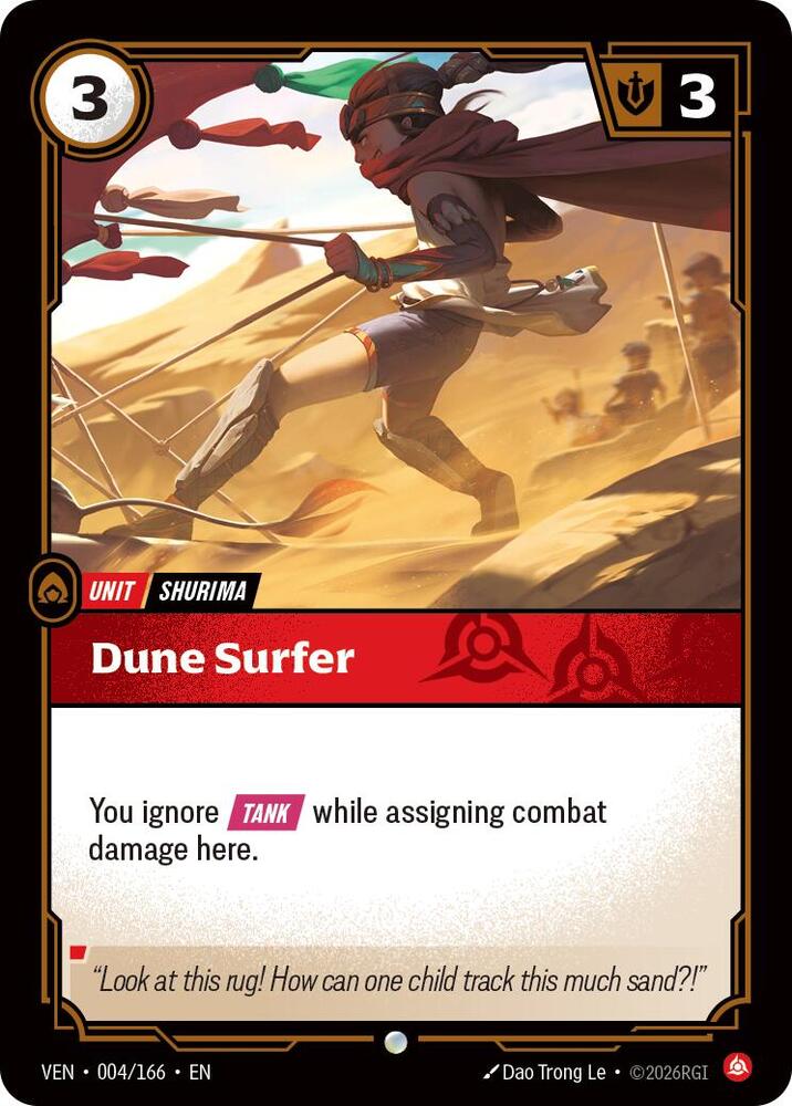 Dune Surfer 004/166 (Vendetta)  - Foil | Good Games Morley