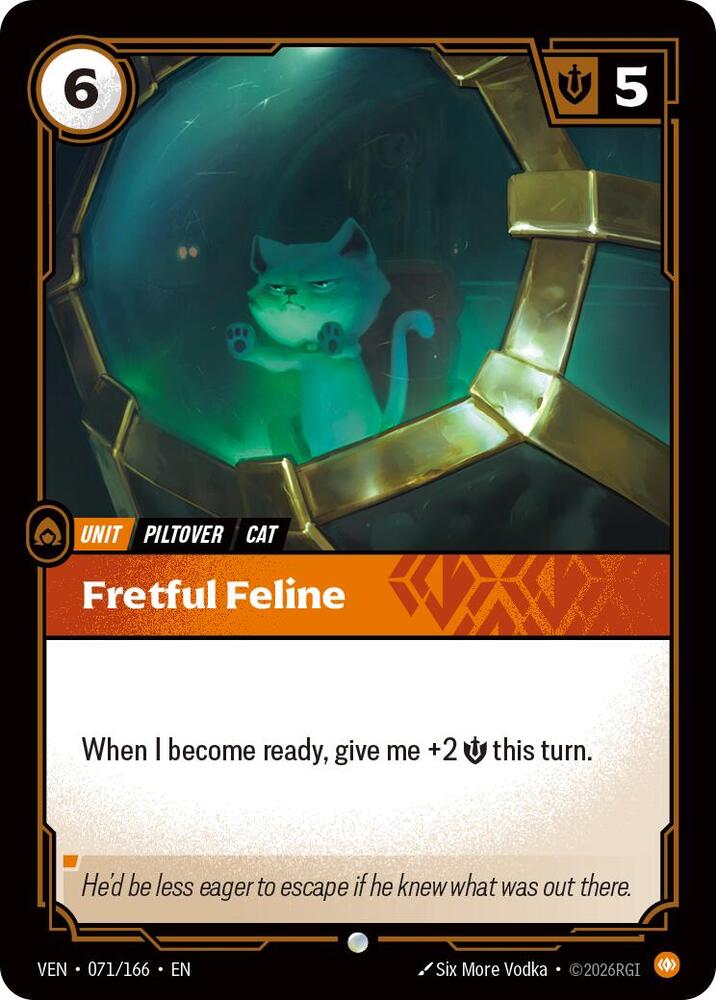 Fretful Feline 071/166 (Vendetta)  - Foil | Good Games Morley