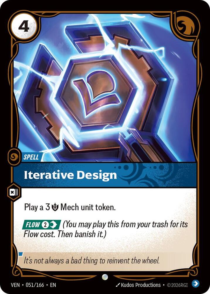 Iterative Design 051/166 (Vendetta)  - Foil | Good Games Morley