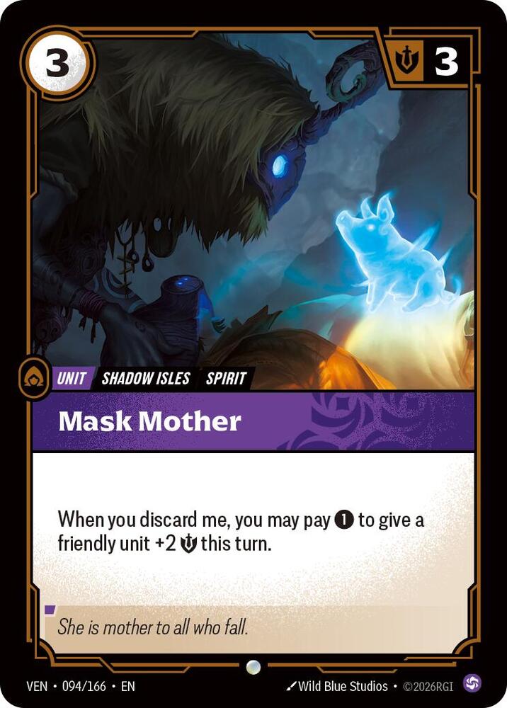 Mask Mother 094/166 (Vendetta)  - Foil | Good Games Morley