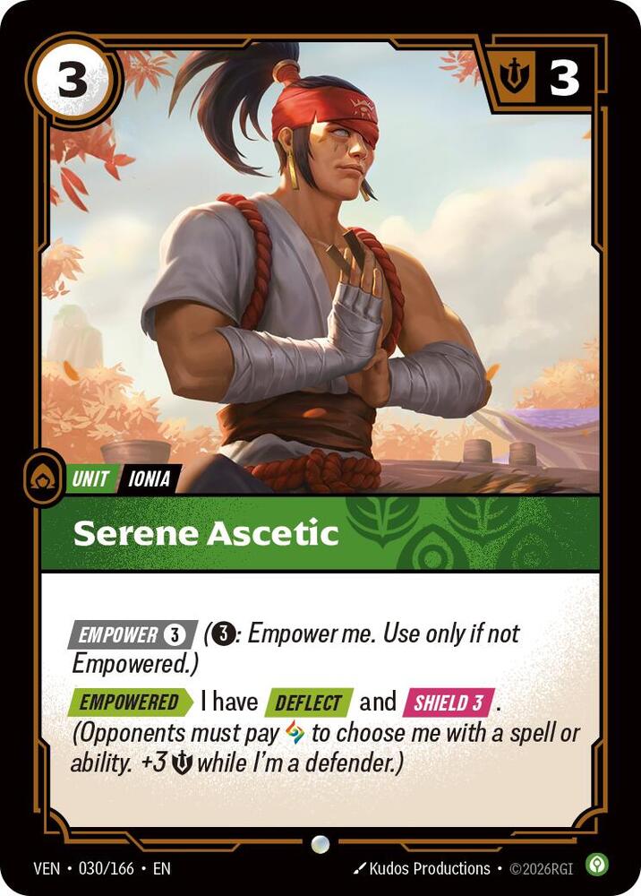 Serene Ascetic 030/166 (Vendetta)  - Foil | Good Games Morley
