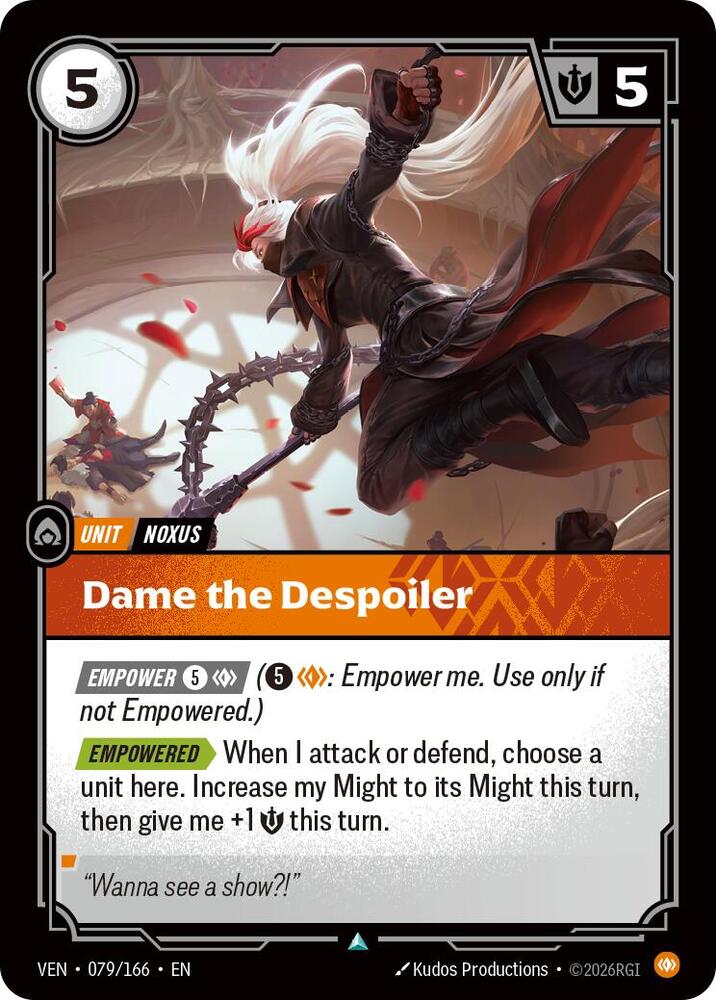 Dame the Despoiler 079/166 (Vendetta)  - Foil | Good Games Morley