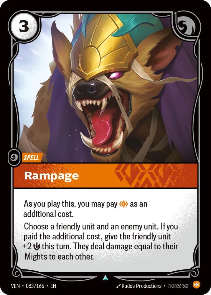 Rampage 083/166 (Vendetta)  - Foil | Good Games Morley