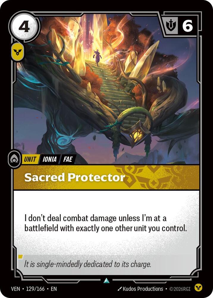 Sacred Protector 129/166 (Vendetta)  - Foil | Good Games Morley
