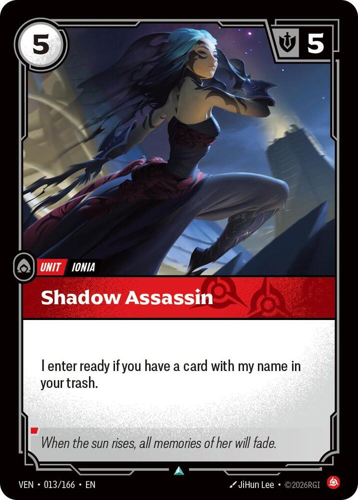 Shadow Assassin 013/166 (Vendetta)  - Foil | Good Games Morley