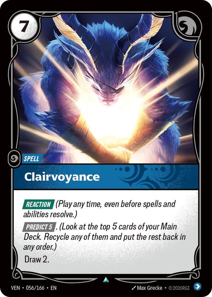 Clairvoyance 056/166 (Vendetta)  - Foil | Good Games Morley