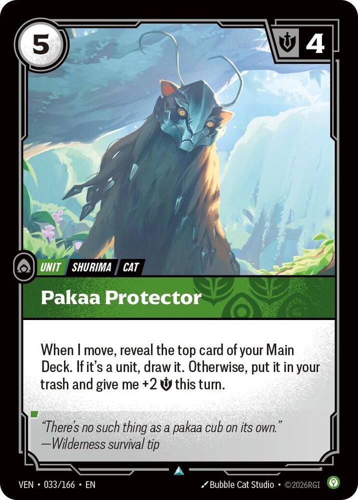 Pakaa Protector 033/166 (Vendetta)  - Foil | Good Games Morley