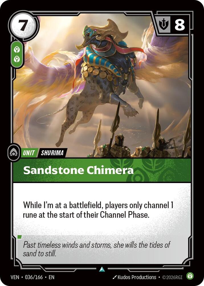 Sandstone Chimera 036/166 (Vendetta)  - Foil | Good Games Morley
