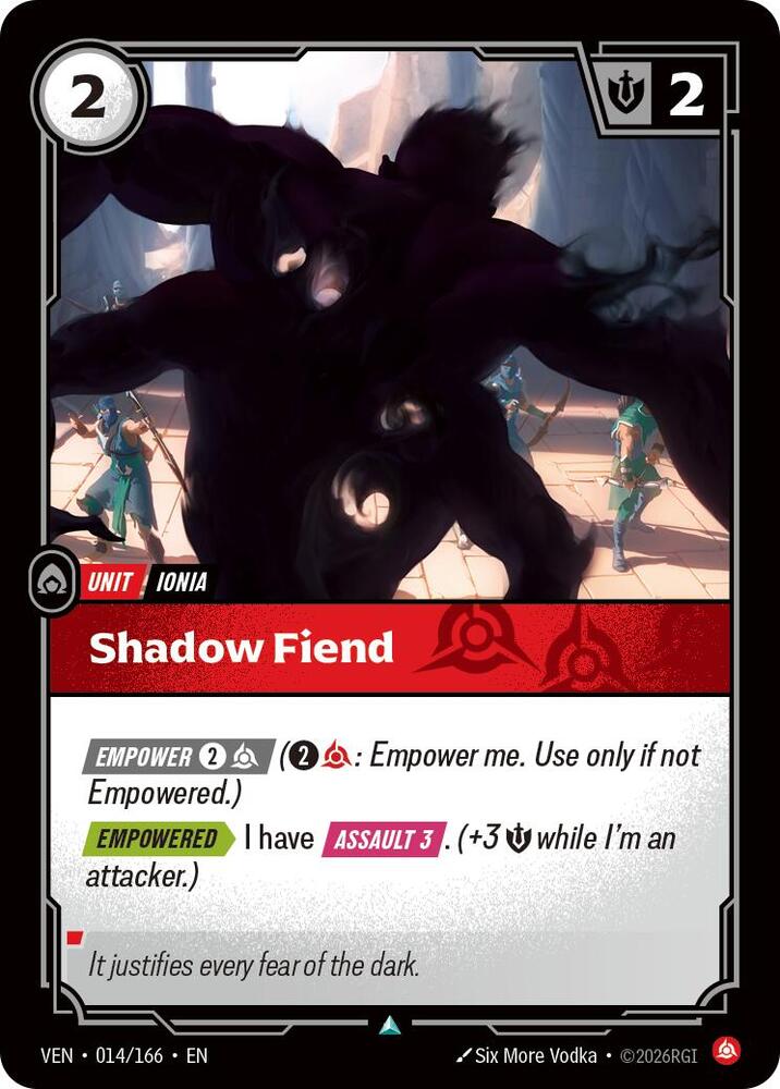 Shadow Fiend 014/166 (Vendetta)  - Foil | Good Games Morley