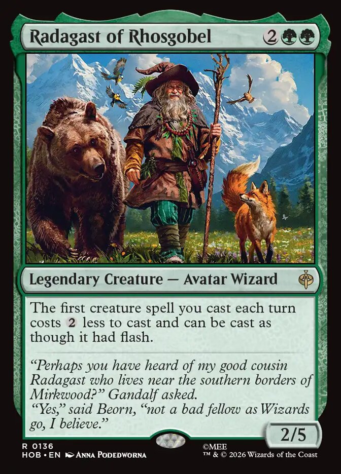Radagast of Rhosgobel 136 (The Hobbit)  - Foil | Good Games Morley