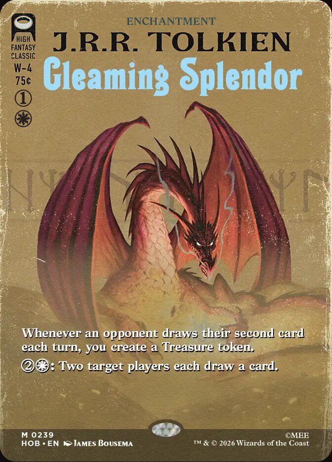 Gleaming Splendor 239 (The Hobbit)  - Borderless Foil | Good Games Morley
