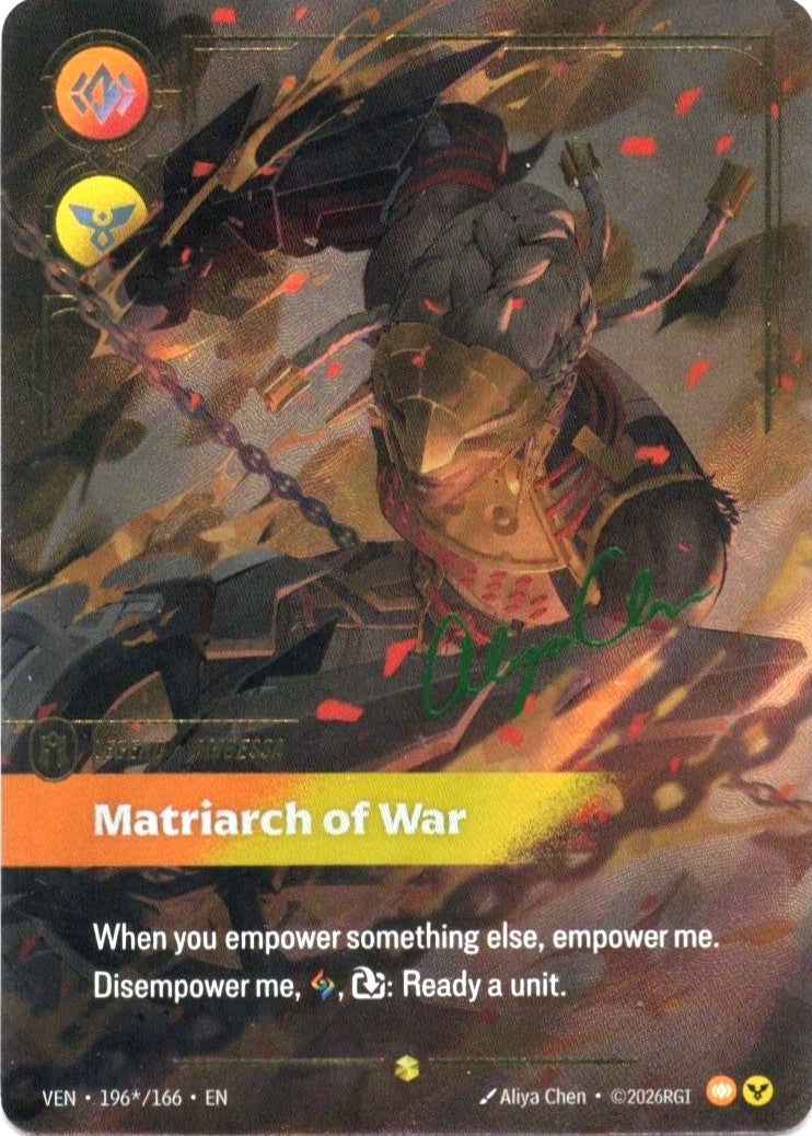 Ambessa - Matriarch of War 196*/166 (Vendetta)  - Foil | Good Games Morley