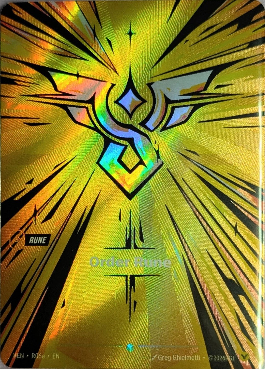 Order Rune R06a (Vendetta)  - Foil | Good Games Morley
