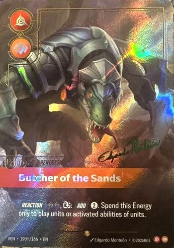 Renekton - Butcher of the Sands 190*/166 (Vendetta)  - Foil | Good Games Morley